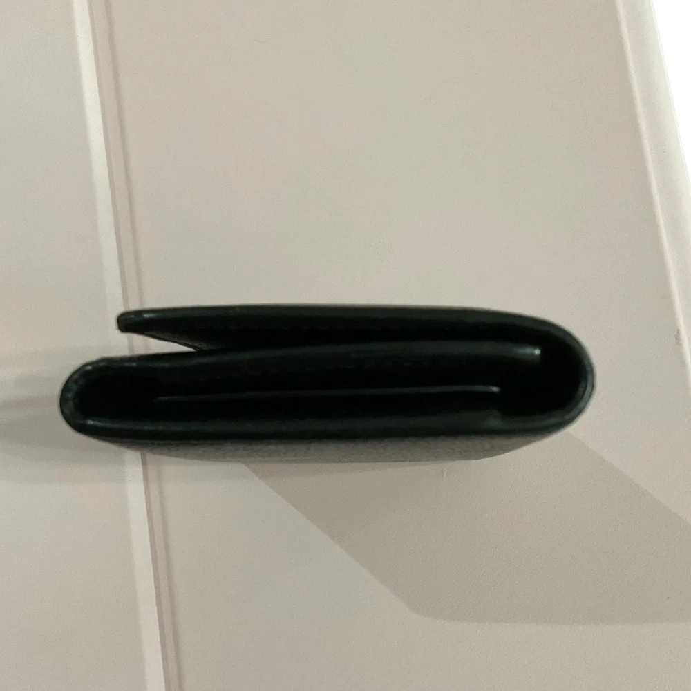 Saint Laurent Black Leather Key Case